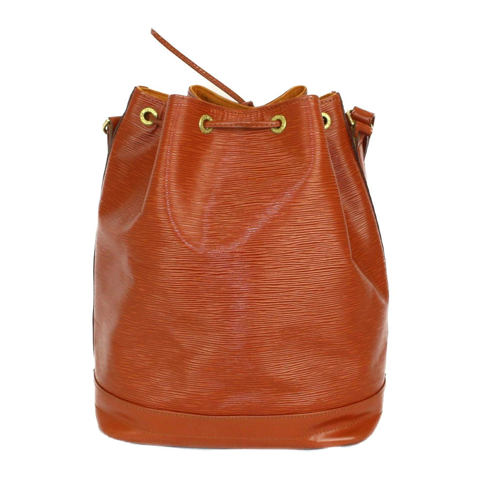 Louis Vuitton Leather Shoulder Epi Noe Brown Bag Retro Drawstring Brown